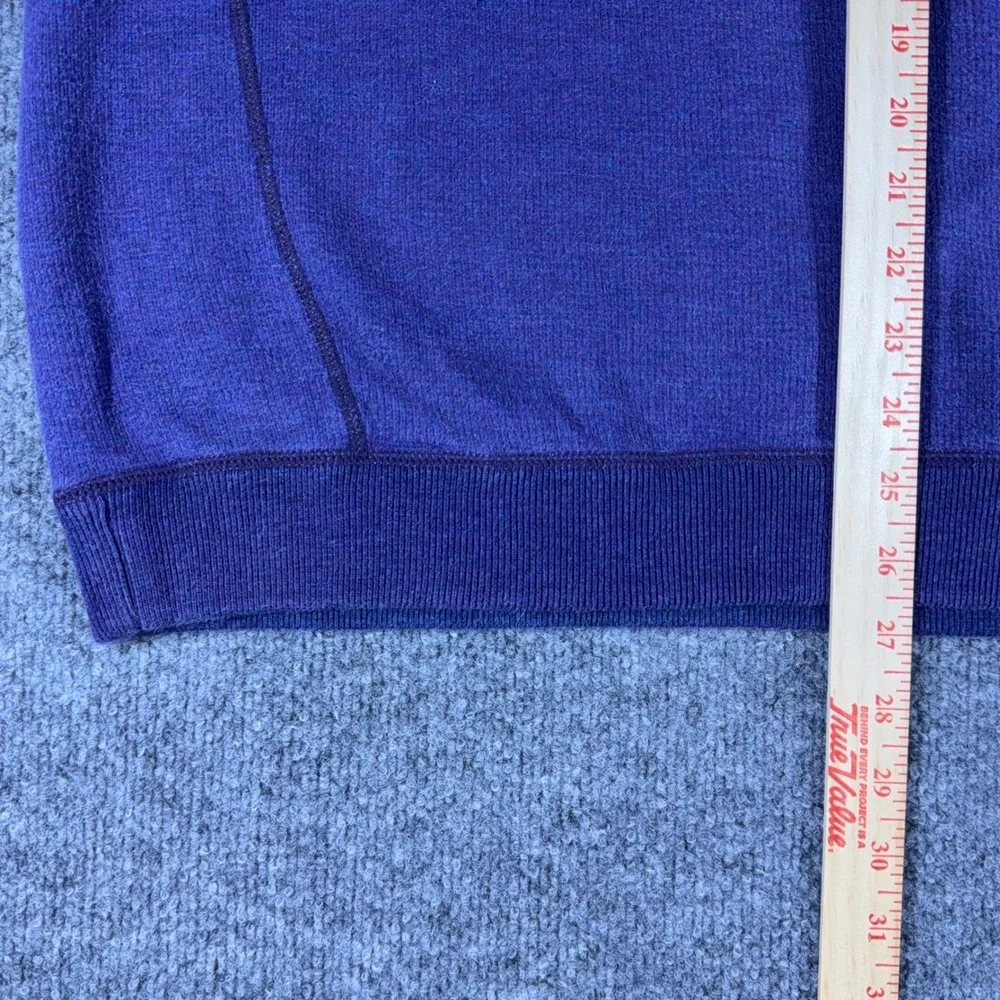 Tommy Bahama Mens 1/4 Zip Pullover Sweater Purple Heathered XL